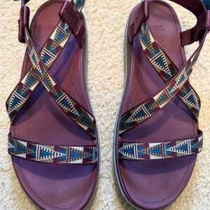 Teva Women's Geometric Purple Sandals